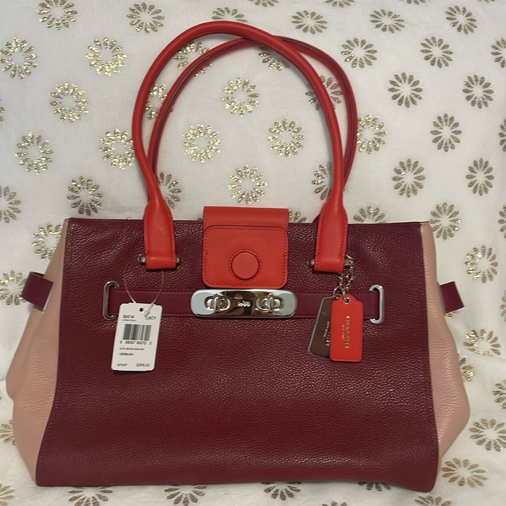 Coach. Never used. Three colors. Xlnt. Swagger carry-all.